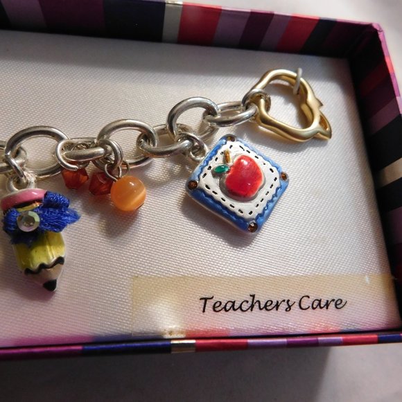 AJMC Charmed Teacher's Care Bracelet in Original Box - Picture 2 of 4